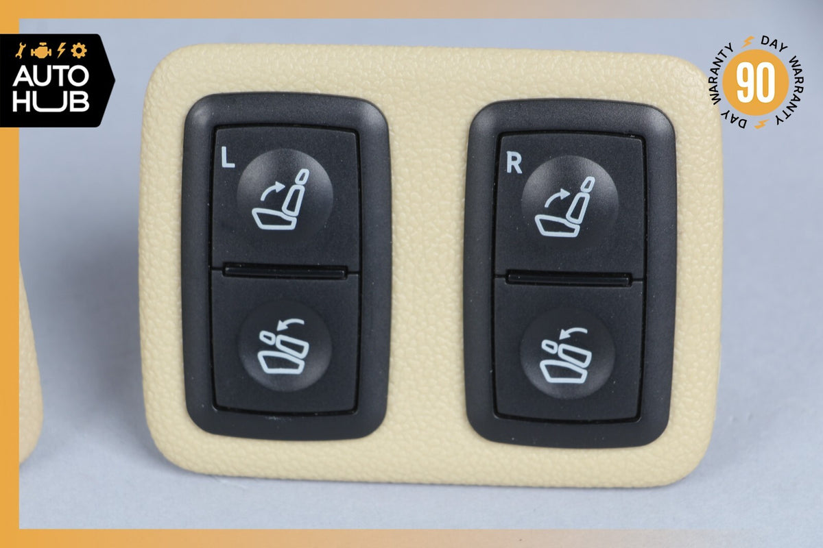 06-12 Mercedes X164 GL550 GL450 3rd Row Seat Folding Power Switch Button Set OEM - photo 3