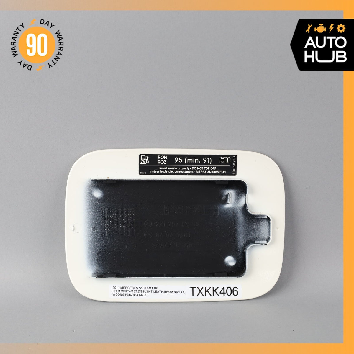 07-13 Mercedes W221 S550 S63 AMG S400 Fuel Door Lid Gas Tank Cover OEM - photo 8
