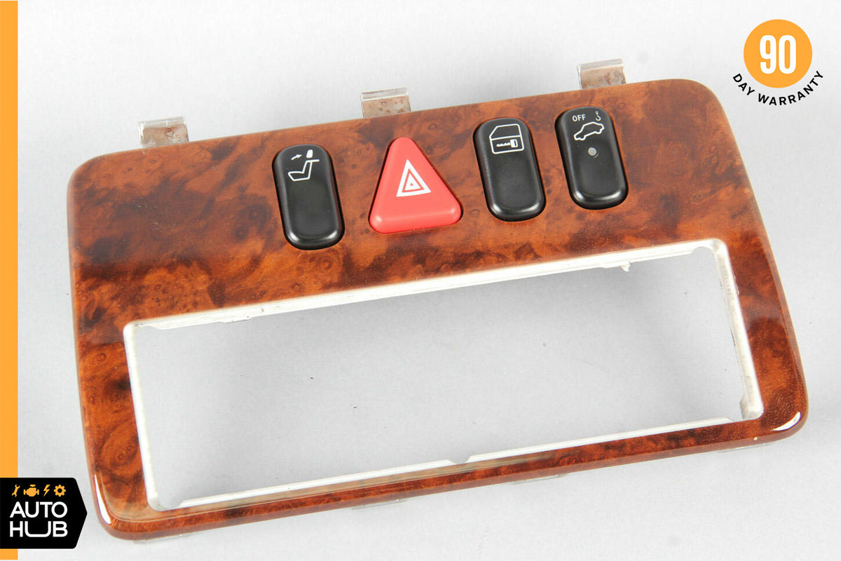 98-02 Mercedes W208 CLK320 CLK430 Center Console Dashboard Control Panel Trim - photo 1