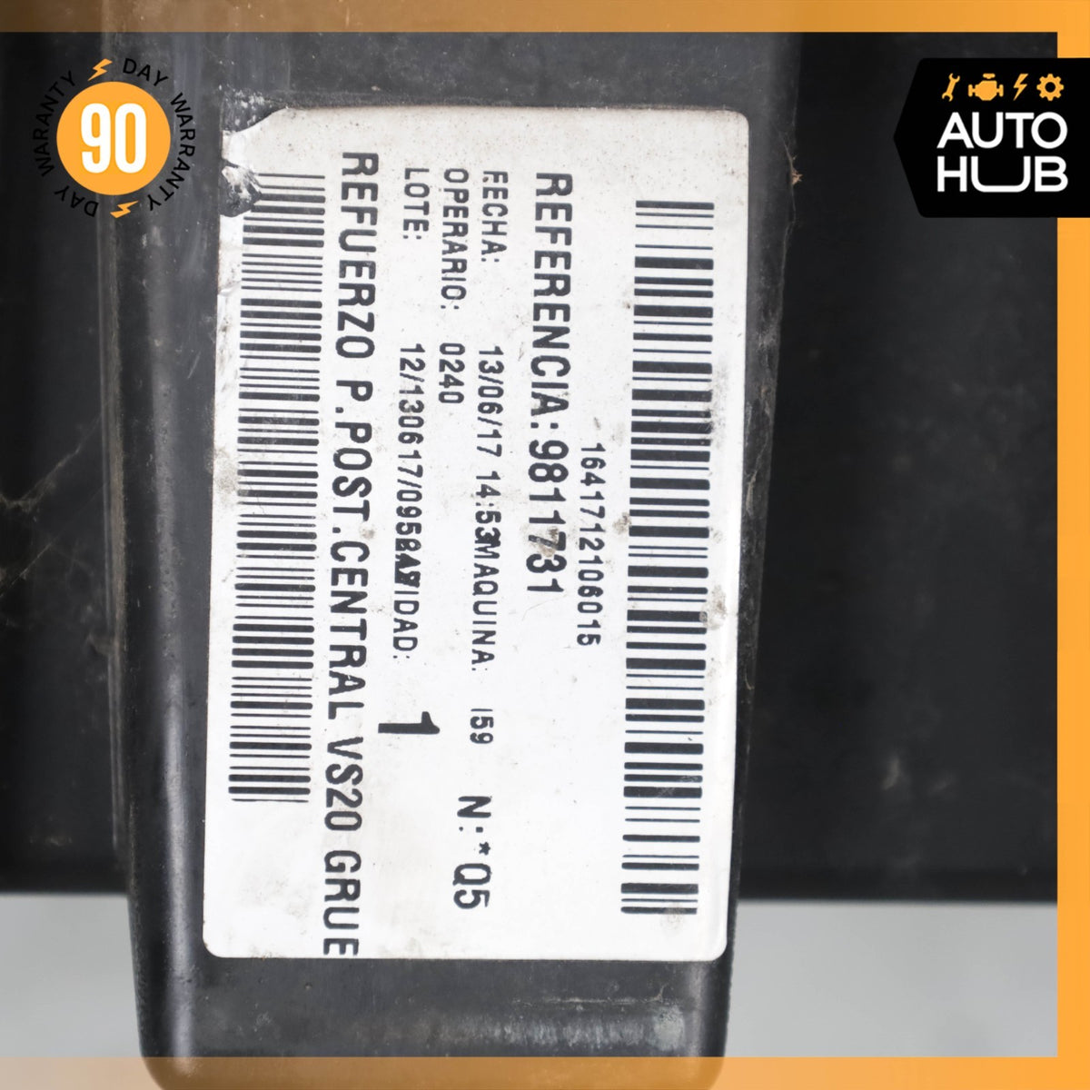 16-20 Mercedes W447 Metris Rear Bumper Cover Assembly Anthracite OEM 46k - photo 23