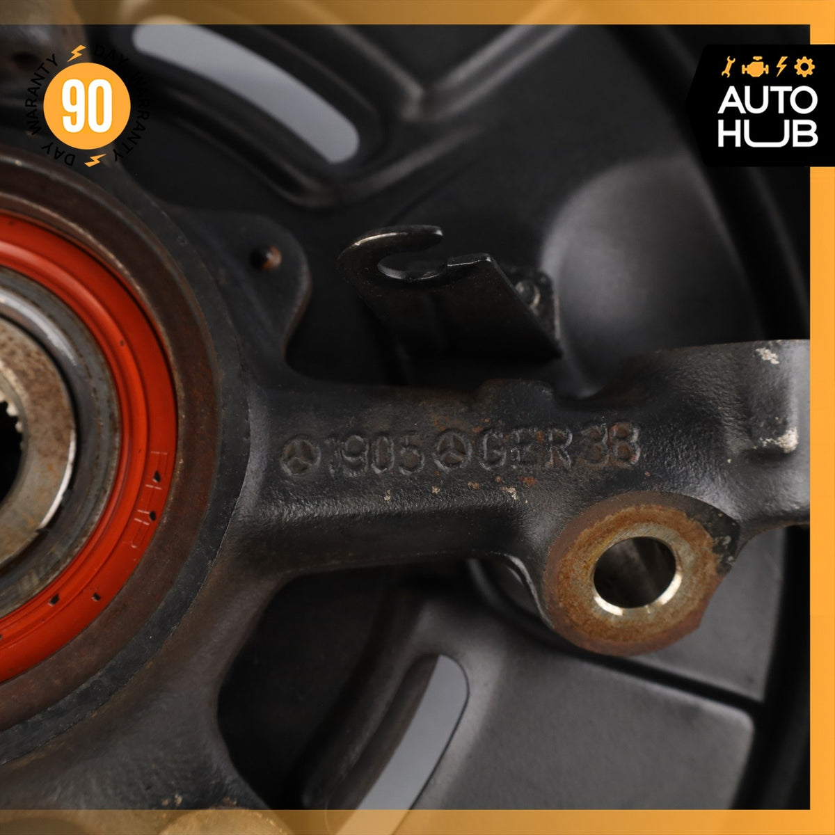 92-99 Mercedes W140 CL600 S500 Rear Left Side Spindle Knuckle Hub OEM 63k - photo 15