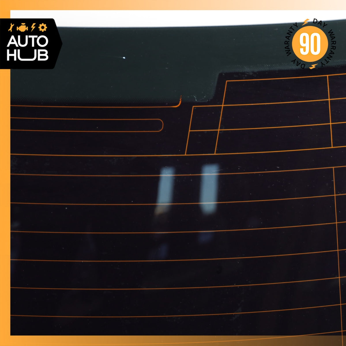17-19 Audi B9 A4 Sedan Rear Windshield Window Glass OEM 56k - photo 6