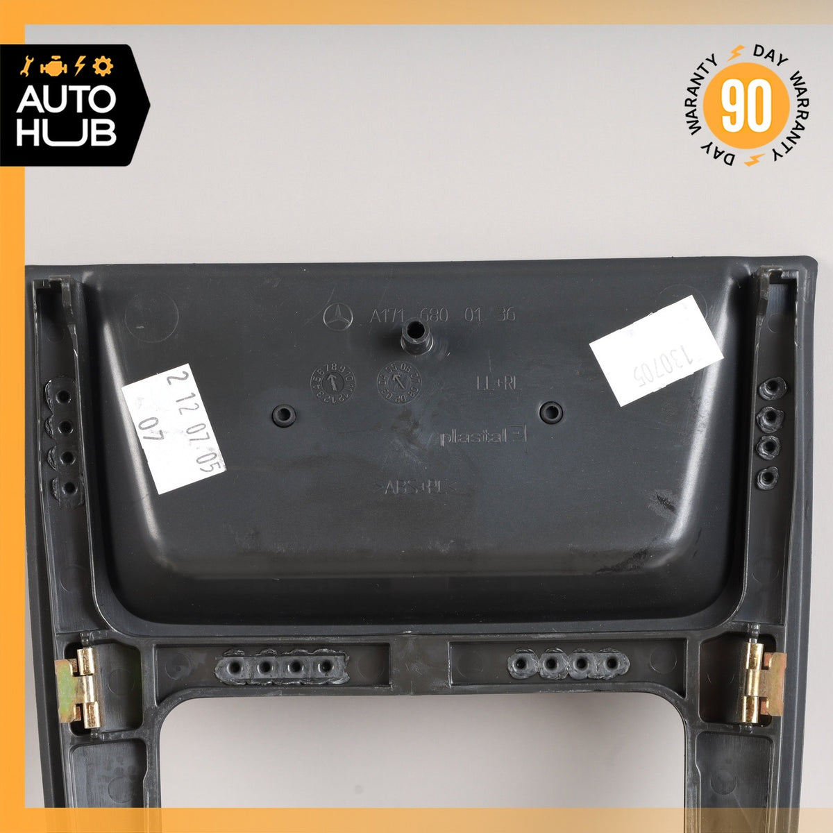 Mercedes R171 SLK280 SLK55 Center Console Convertible Top Mirror Switch Trim OEM - photo 9