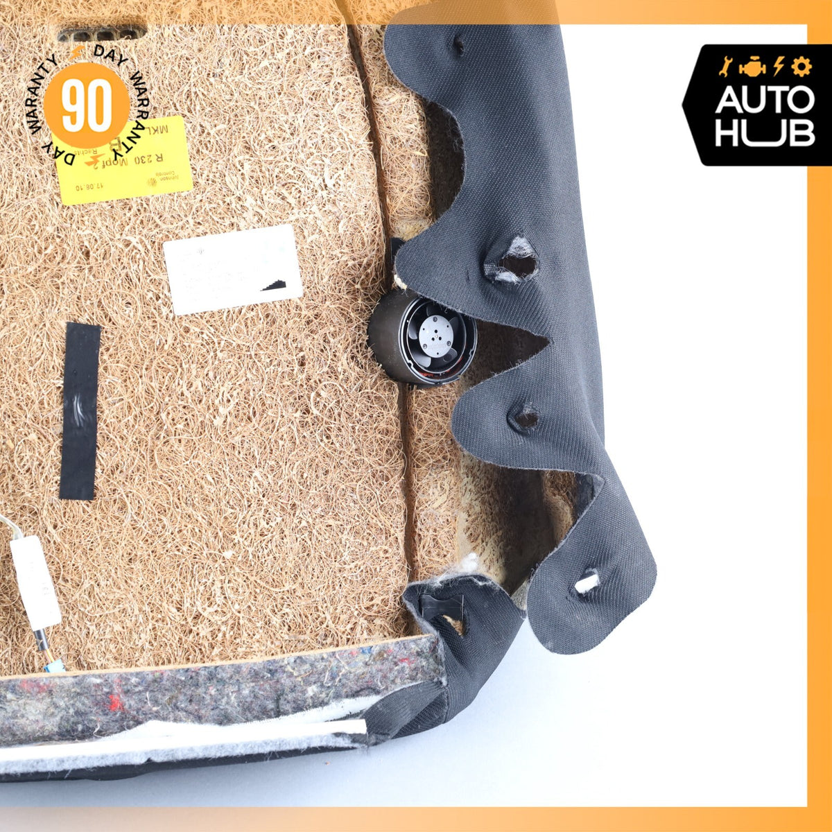 09-12 Mercedes R230 SL550 Top Upper Seat Cushion Right Side Nappa Black OEM 37k - photo 11