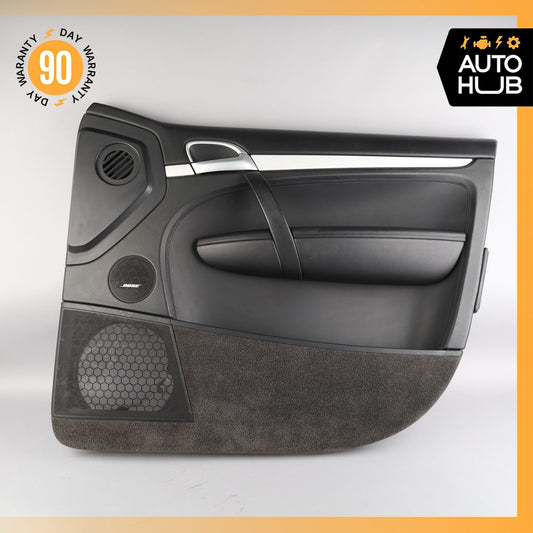 03-06 Porsche Cayenne 955 Front Right Side Interior Door Panel Leather Black OEM - photo 1