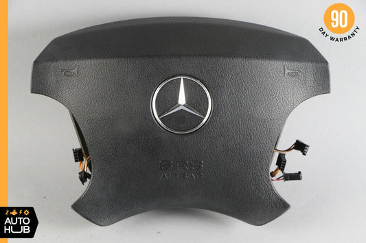 00-06 Mercedes W220 S500 CL500 S55 AMG Steering Wheel Air Bag Black OEM - photo 1