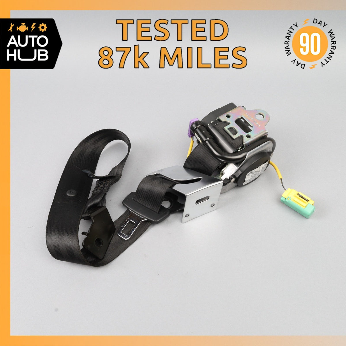03-10 Bentley Continental GT Coupe Rear Right Passenger Side Seat Belt OEM 87k - photo 1