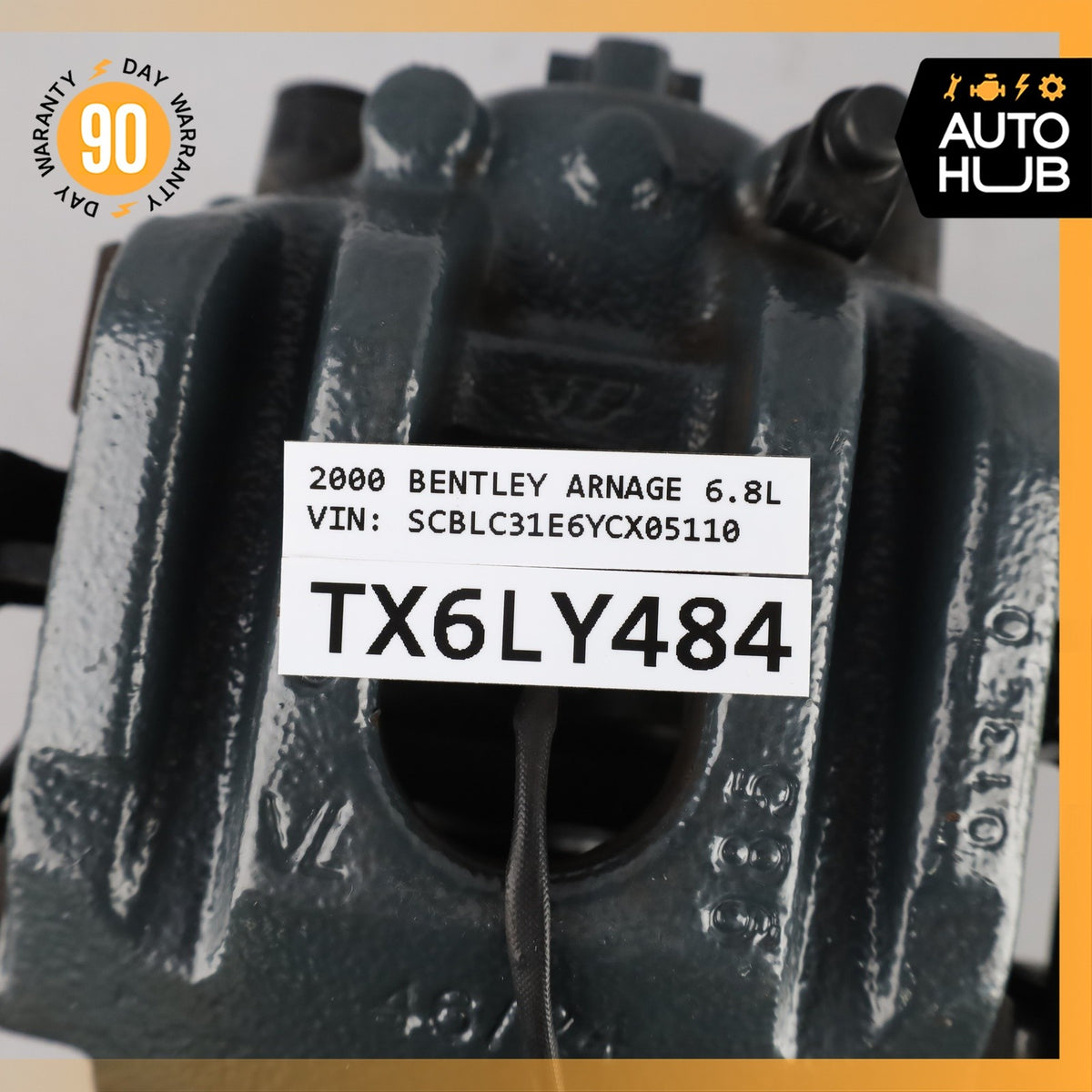 00-10 Bentley Arnage Azure Rear Side Brake Calipers Set PC56963PA OEM 30k - photo 19