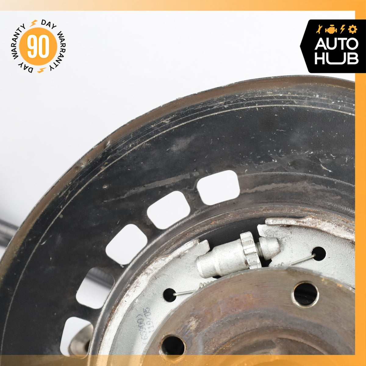 Porsche Cayenne 955 Turbo S Rear Left Side Spindle Knuckle Hub w/ Shield OEM - photo 5