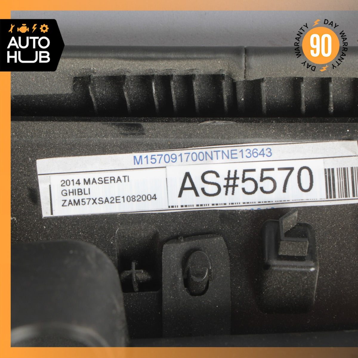 14-22 Maserati Ghibli M157 Dashboard Lower Driver Knee Cover Panel Black OEM - photo 12