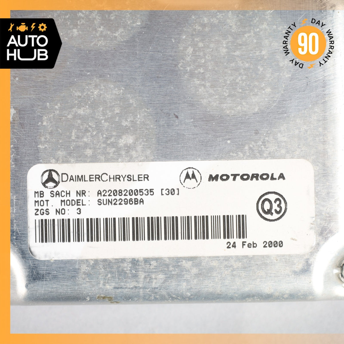 00-06 Mercedes R129 SL500 S500 CL500 Voice Command Control Module 2208200535 OEM - photo 9