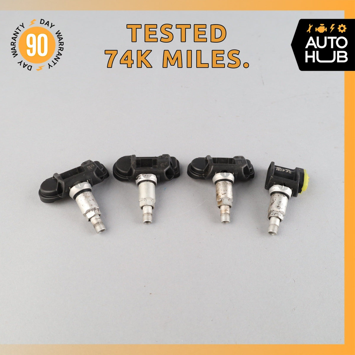 12-18 Mercedes W217 S550 GLK350 TPMS Tire Pressure Sensor 433 MHZ Set of 4 OEM - photo 1