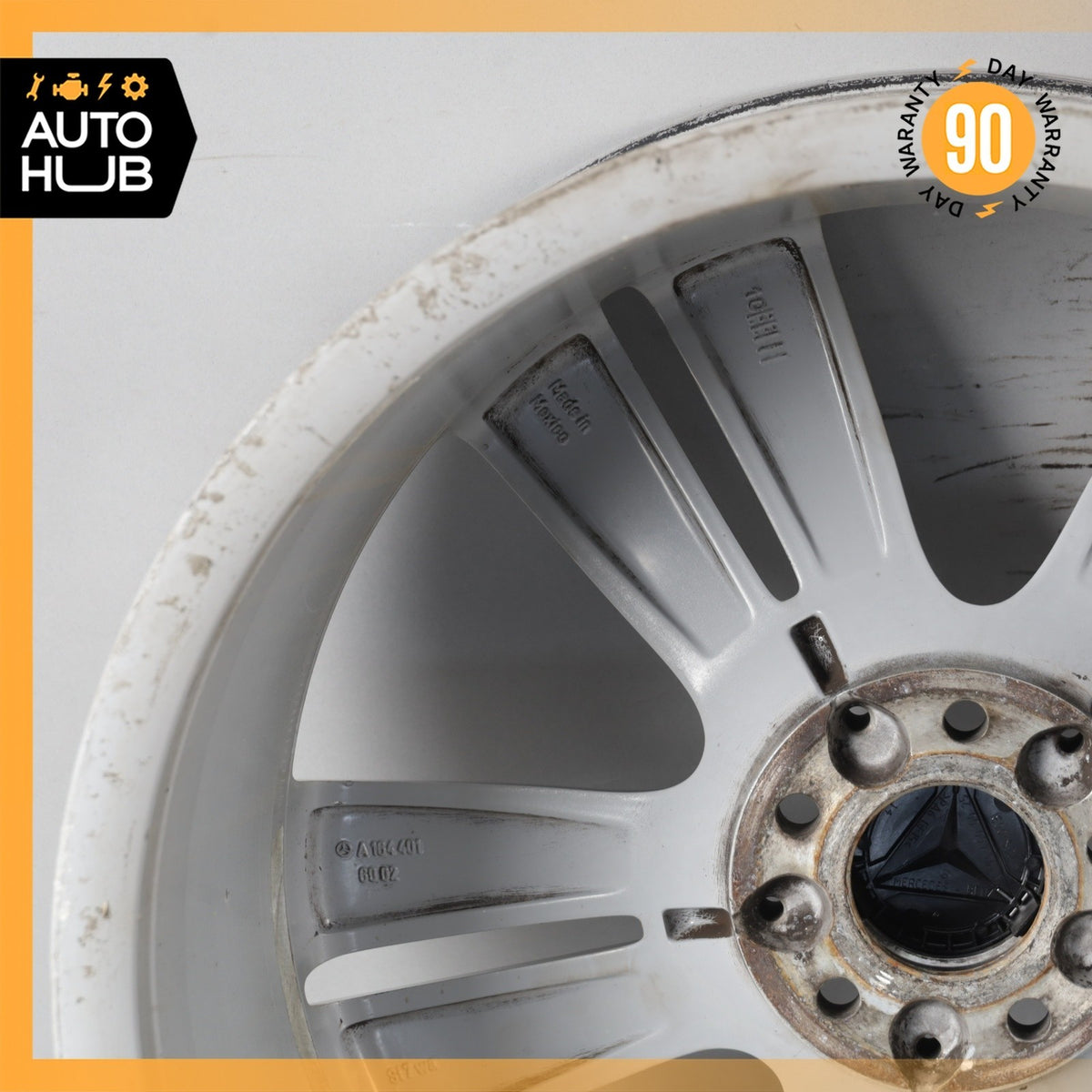 Mercedes X164 GL350 GL450 8.5 x 20 20" Wheel Rim Silver 1644016002 OEM - photo 14