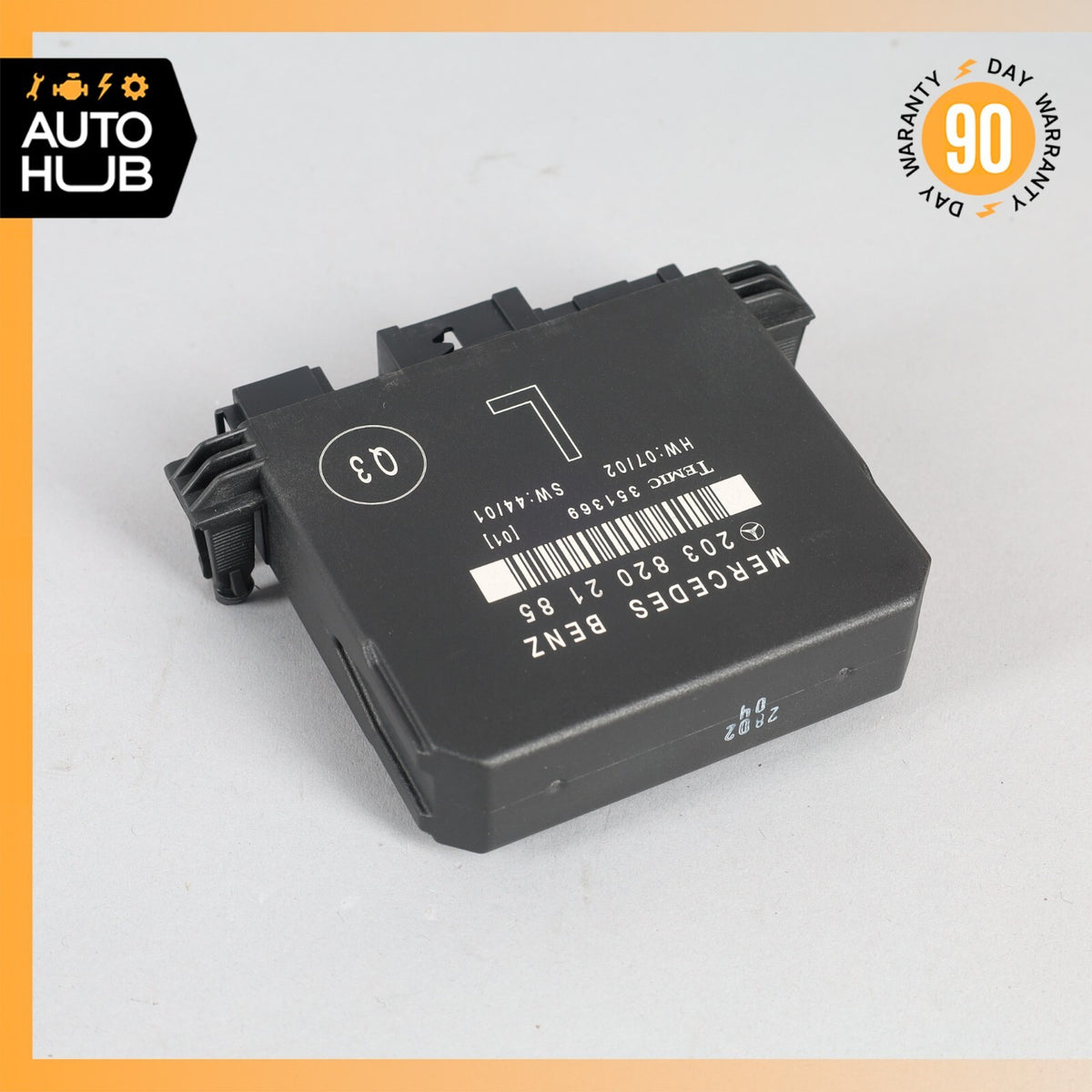 01-07 Mercedes W203 C240 C32 C320 Door Control Module Rear Left 2038202185 OEM - photo 2