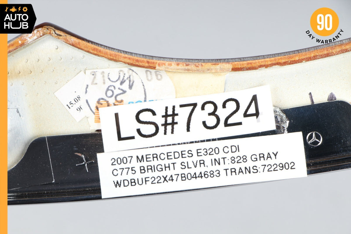 03-09 Mercedes W211 E320 E500 E550 Rear Left Driver Side Door Trim Wood OEM - photo 12