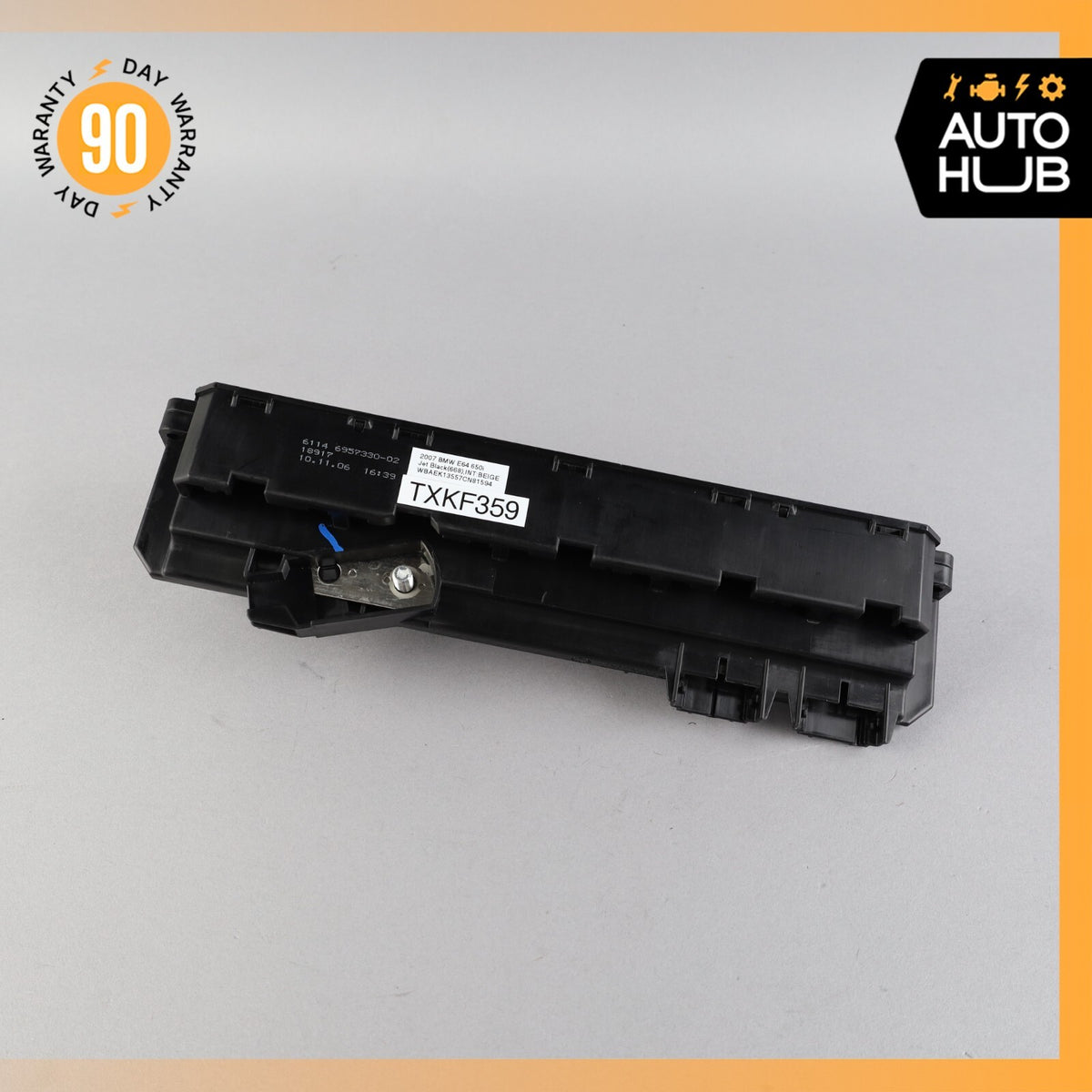 BMW E64 650i Front Dash Power Distribution Fuse Relay Box OEM 71k - photo 11