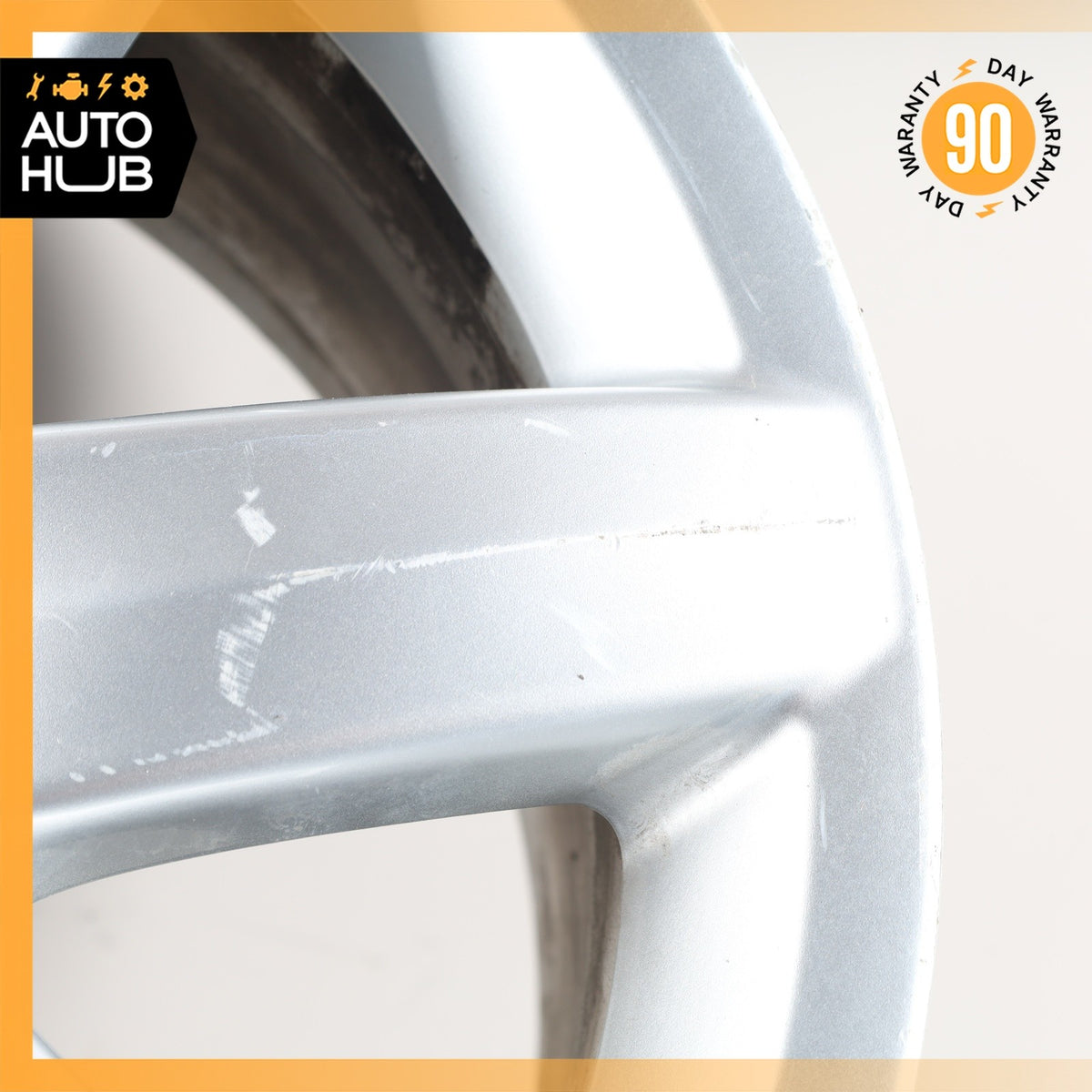 Mercedes R230 SL500 SL600 8.5 X 17 17" Wheel Rim Silver 2304010902 OEM - photo 13