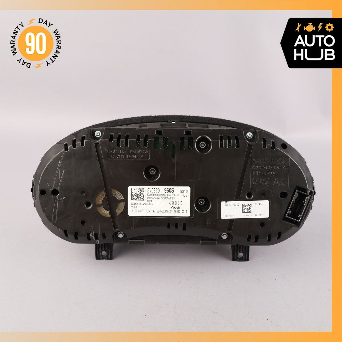 17-20 Audi 8V A3 Instrument Cluster Speedometer OEM 115k - photo 9