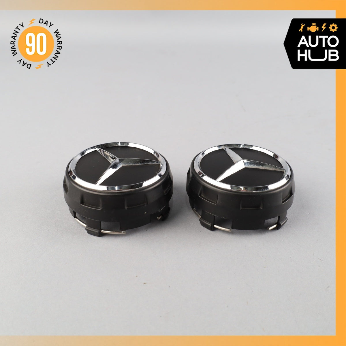 Mercedes W205 C300 Wheel Center Cap Cover Set of 2 0004000900 OEM - photo 4