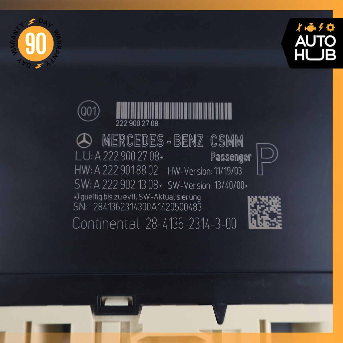 14-17 Mercedes W222 S550 S600 S63 AMG Front Right Side Seat Control Module OEM - photo 8