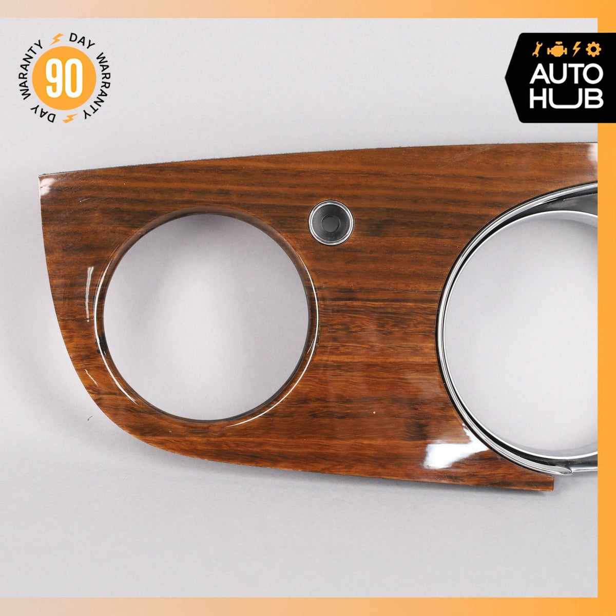 12-18 Bentley Continental GT GTC Left Dashboard Dash Trim Bezel Wood OEM 73k - photo 3