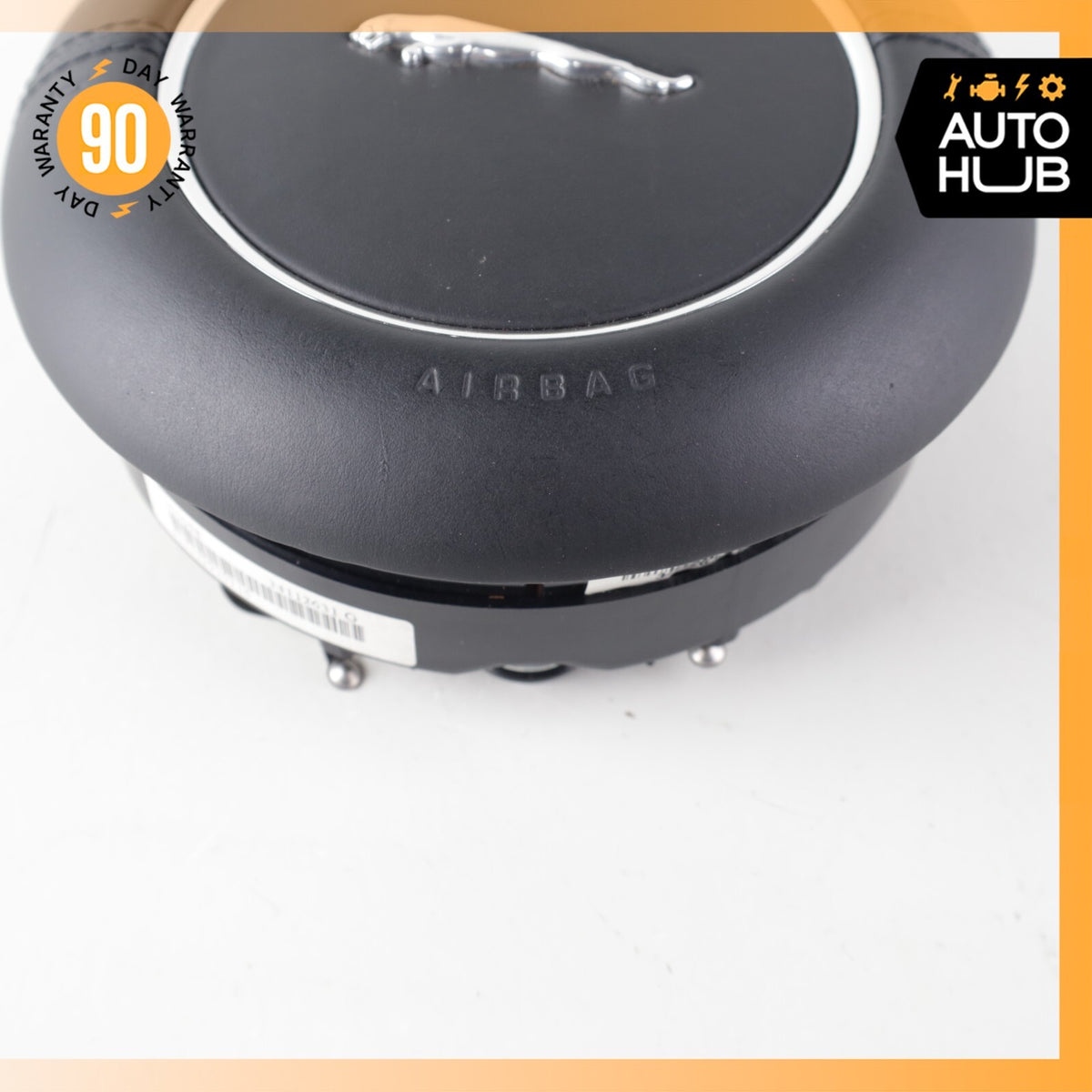 10-19 Jaguar X351 XJL 3.0L Steering Wheel Airbag Air Bag Black OEM - photo 3