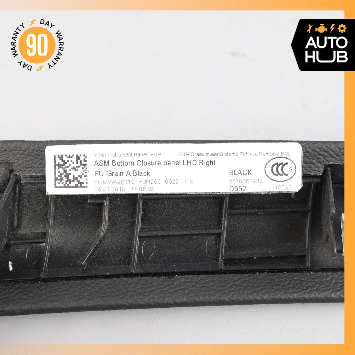 2018 Maserati Levante M161 Front Right Side Under Dash Lower Trim Cover OEM - photo 10