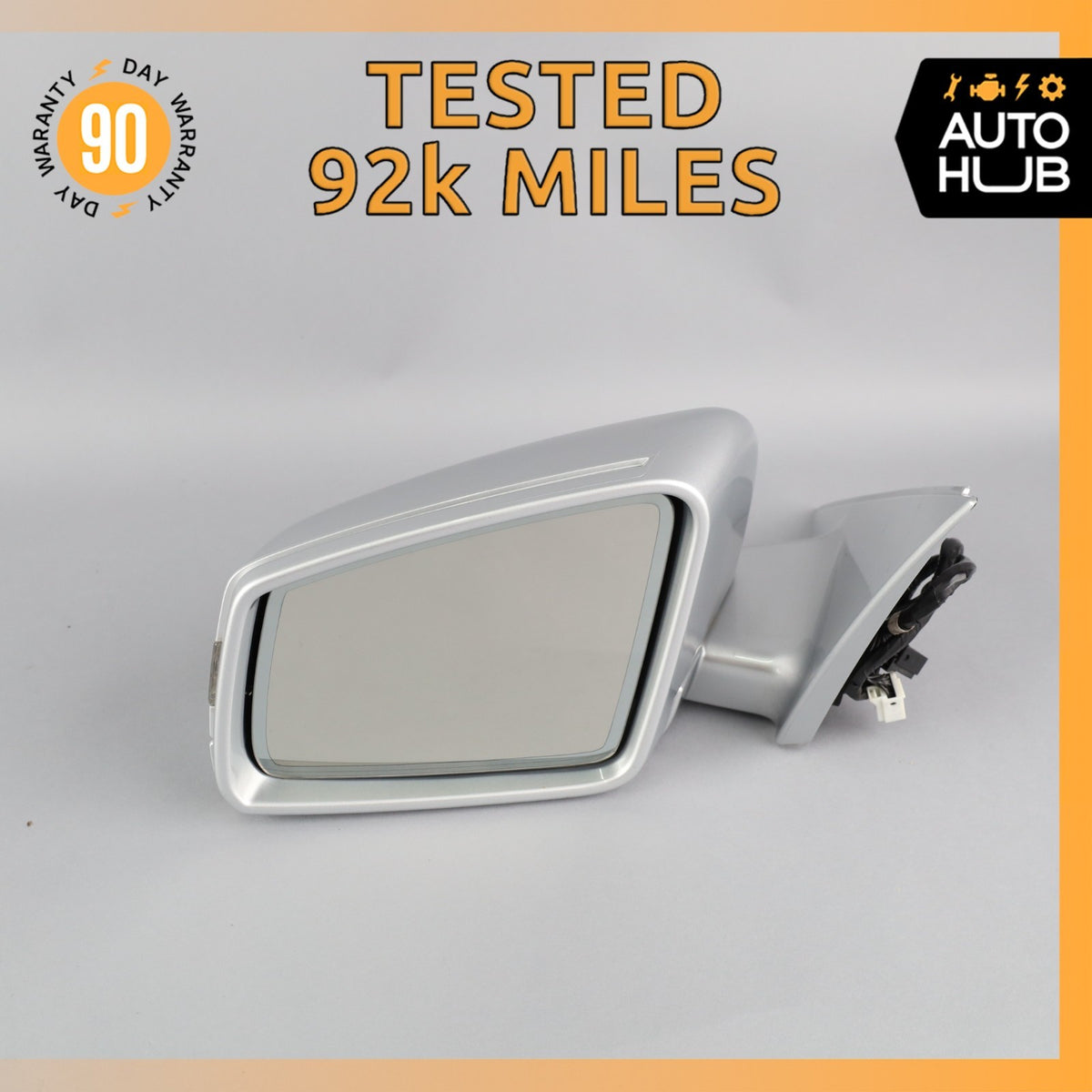 10-13 Mercedes W221 S400 S550 S63 AMG Side Rear View Door Mirror Left Driver OEM - photo 1