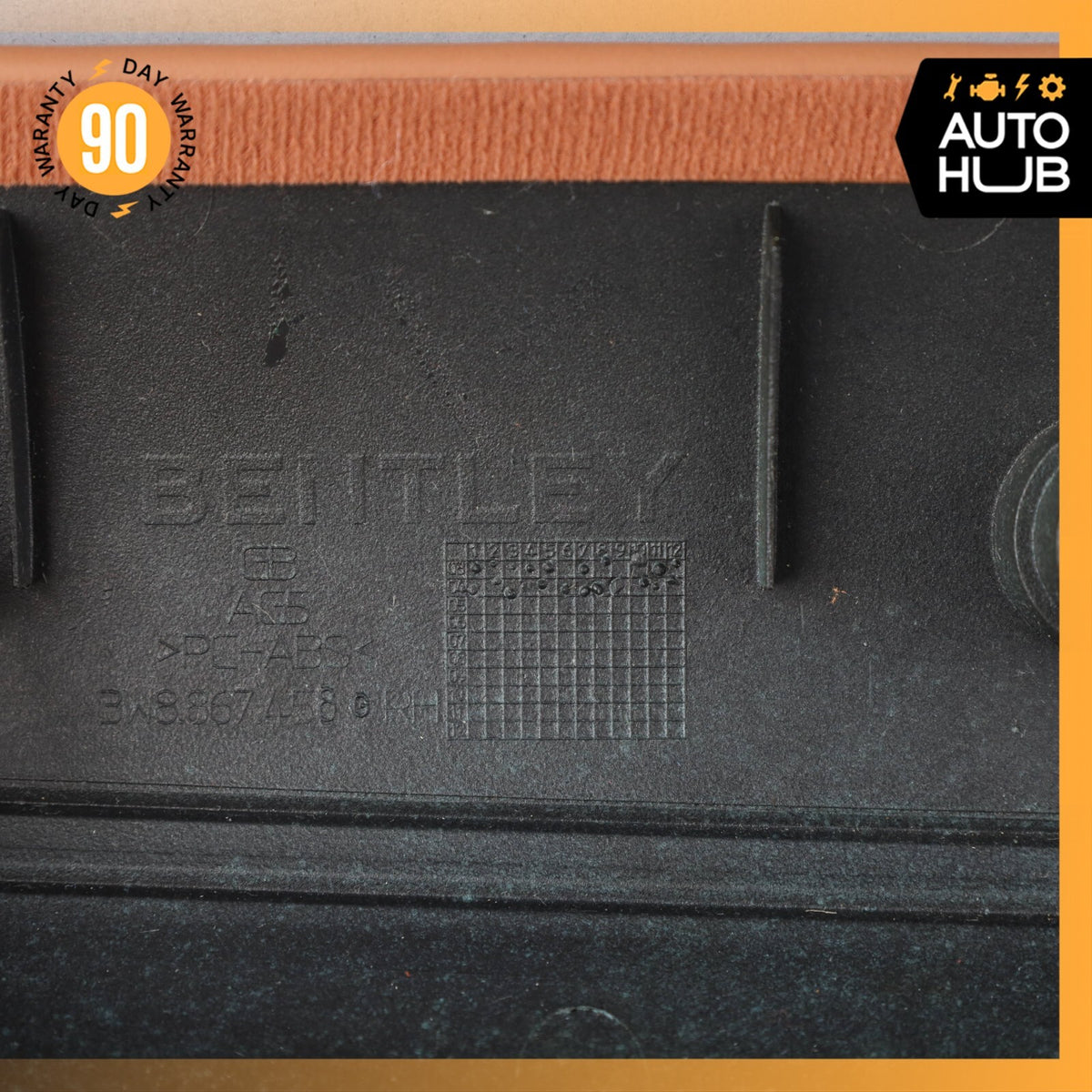 03-10 Bentley Continental GT Front Right Interior Trim Panel A Pillar OEM 53k - photo 9