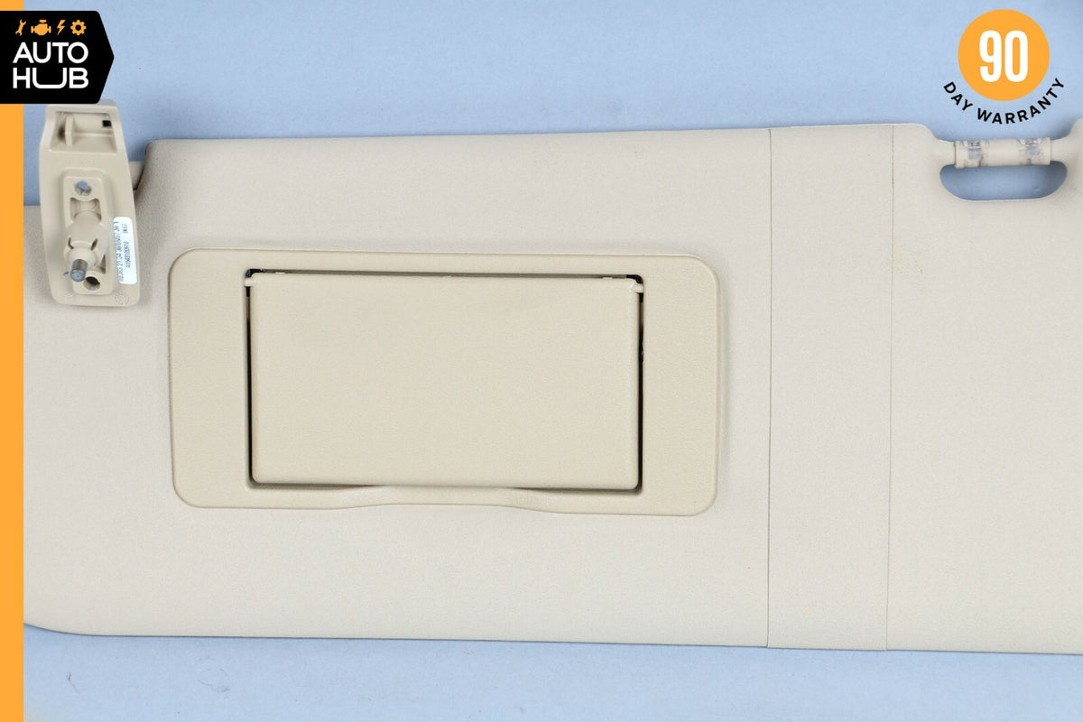 06-12 Mercedes X164 GL450 ML450 Sun Visor Sunvisor Front Left Side Beige OEM - photo 3