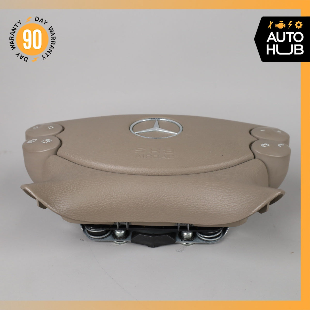 Mercedes R230 SL550 SL55 AMG CLK550 Steering Wheel Airbag Air Bag Beige OEM - photo 6