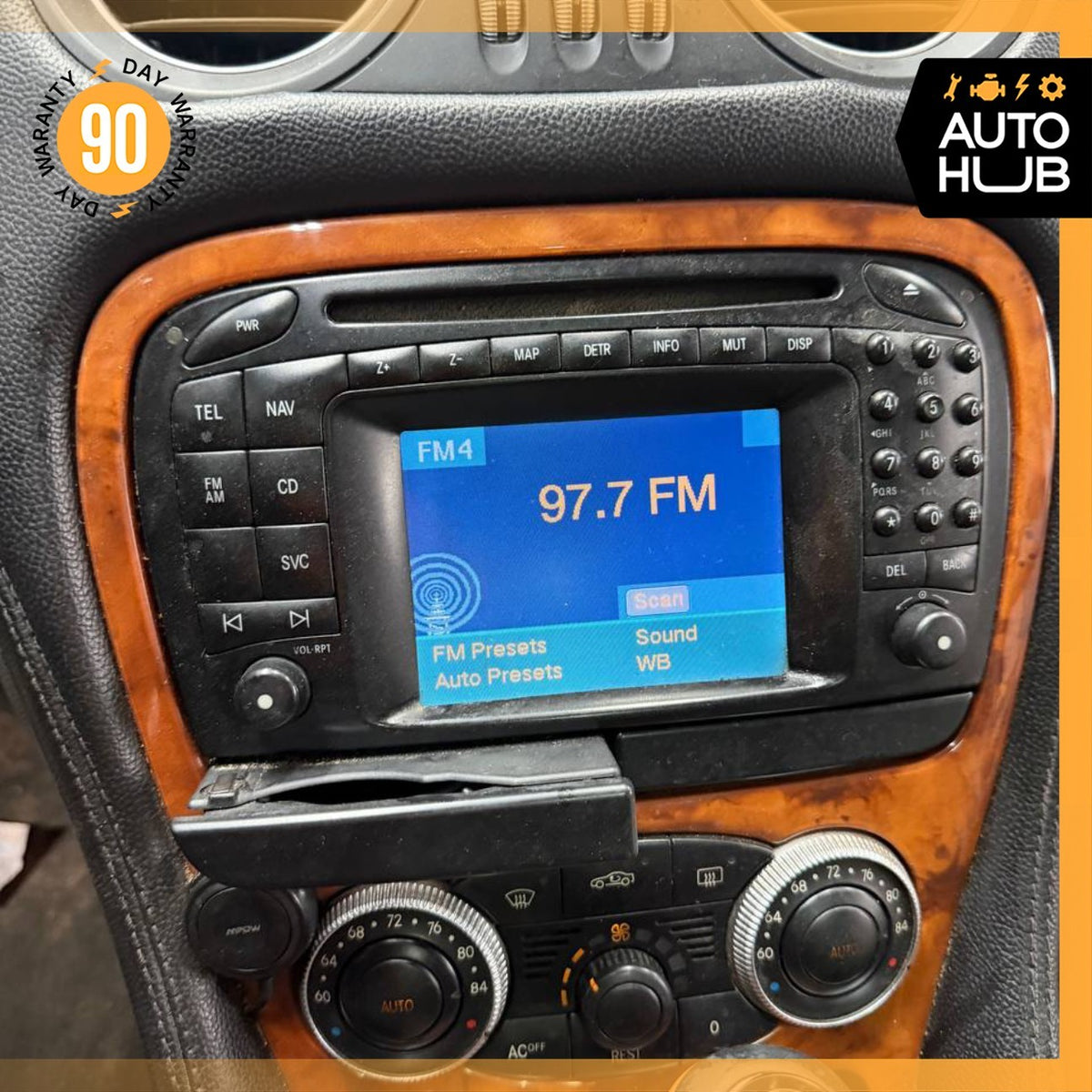 03-04 Mercedes R230 SL500 SL55 AMG Head Unit Radio Command Navigation OEM 83k - photo 2