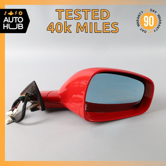 11-16 Ferrari FF F151 Right Passenger Side Rear View Door Mirror Red OEM 40k - photo 1
