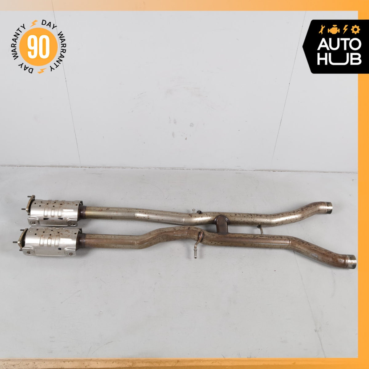Bentley Continental GTC 6.0L Middle Exhaust Downpipe Left & Right Side OEM 60k - photo 5