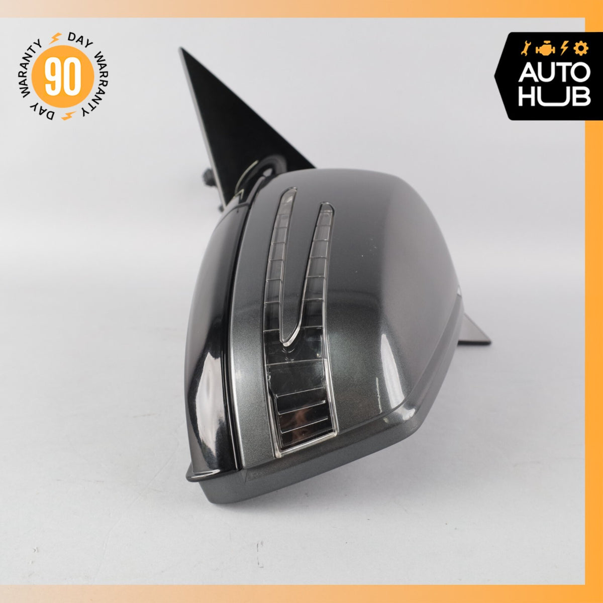 10-17 Mercedes W207 E350 E550 Left Side Rear View Door Mirror w/Blind Spot OEM - photo 6