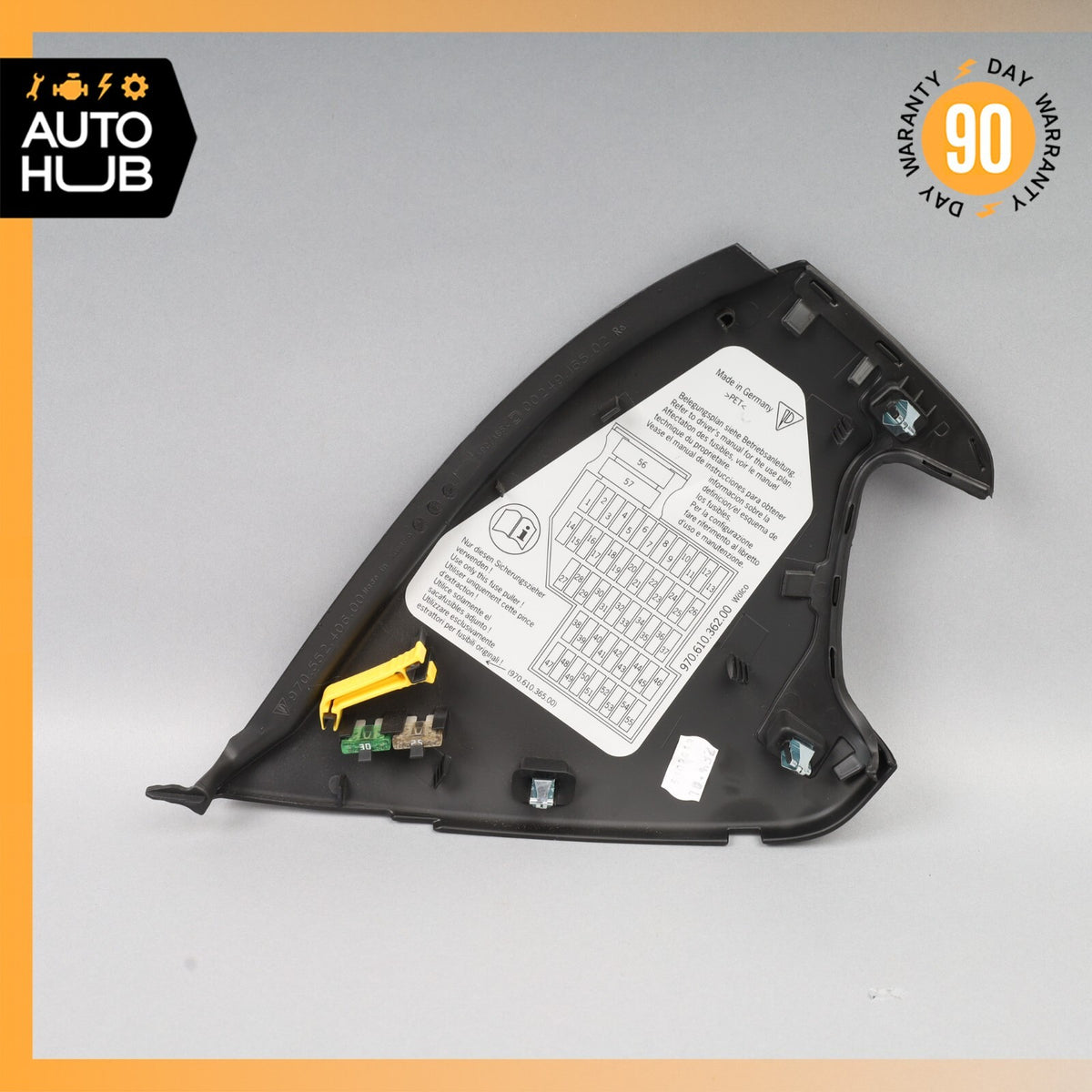 Porsche Panamera S Hybrid 970 Right Side Dashboard Trim Cover Panel Black OEM - photo 6