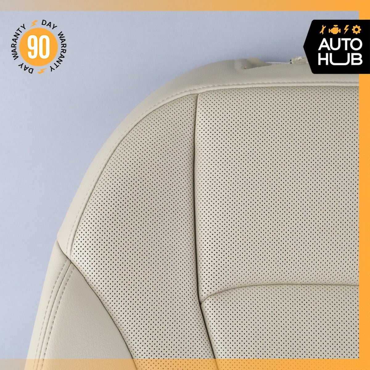 Audi 4M Q7 Front Left Driver Side Top Upper Seat Cushion Beige OEM 87k - photo 3