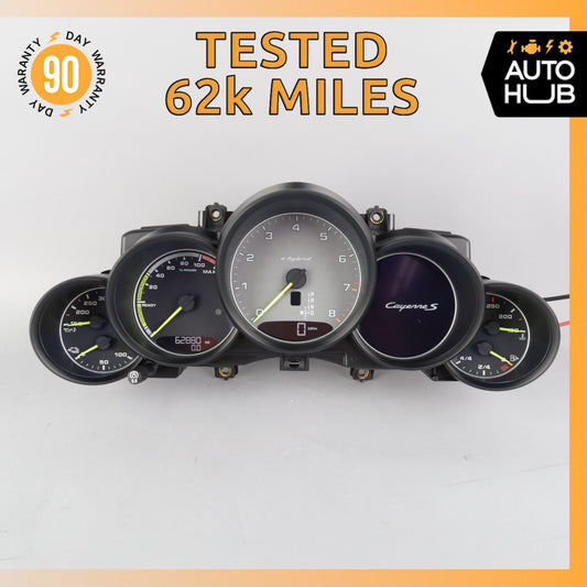 15-16 Porsche Cayenne 958 E-Hybrid Instrument Speedometer Cluster OEM 62k - photo 1