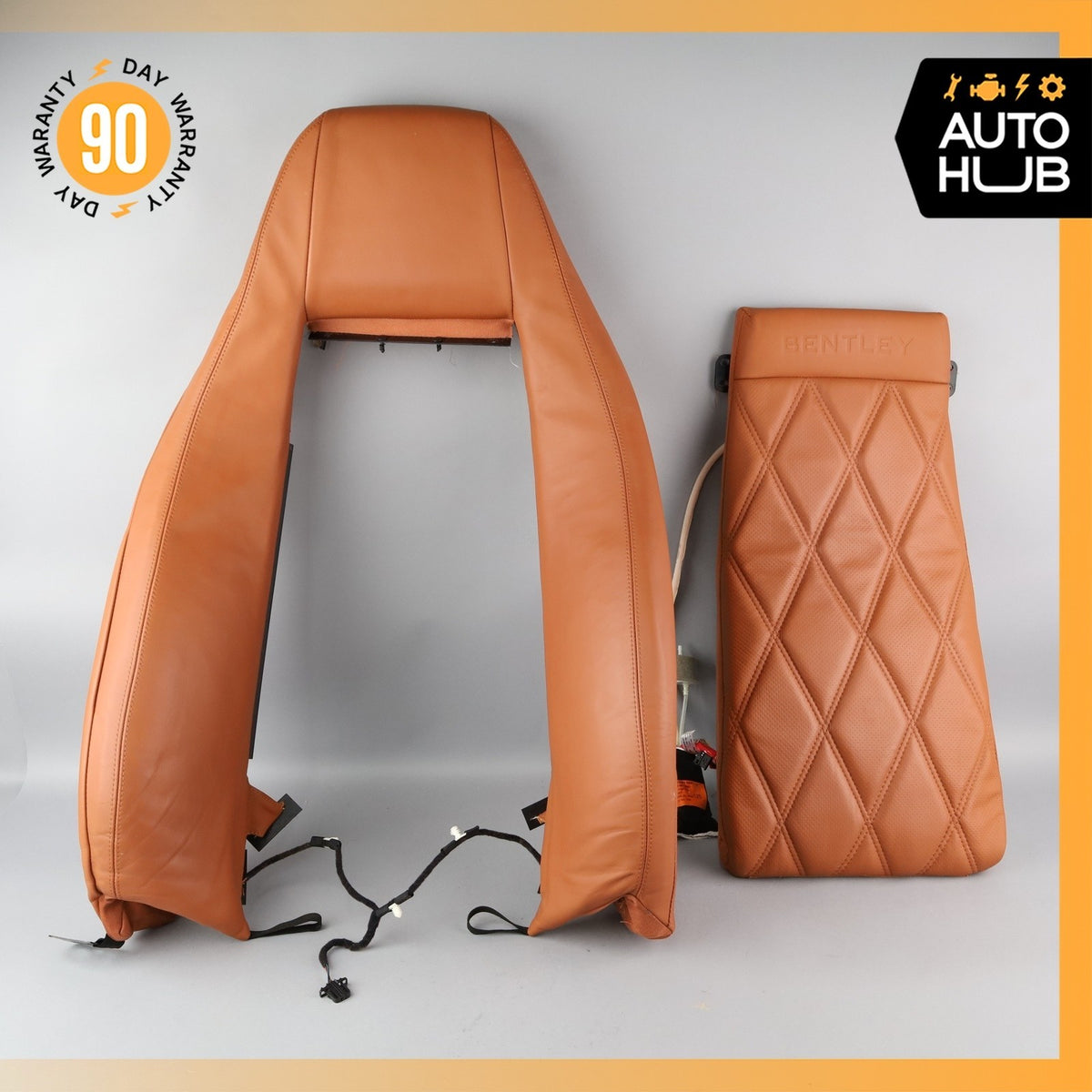 Bentley Continental GTC GT Front Right Side Seat Upper Back Cushion OEM 43k - photo 1