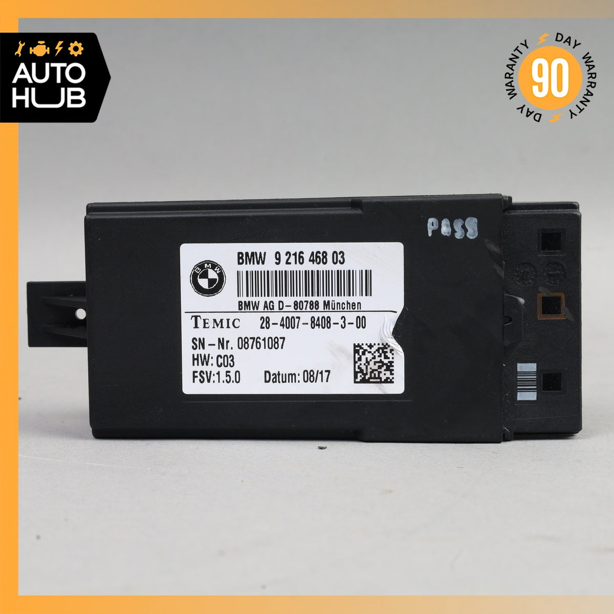 14-18 BMW F15 X5 Front or Rear Right Seat Heating Control Module OEM - photo 7