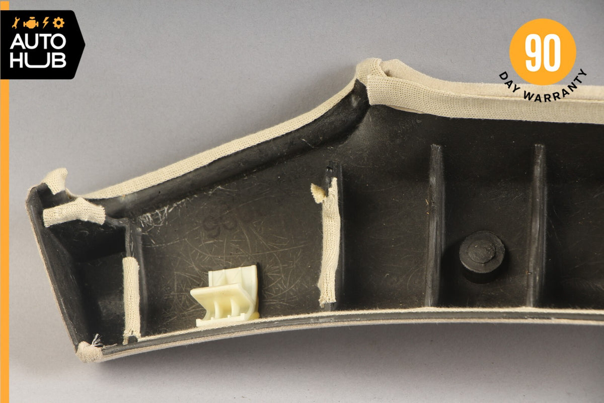 Mercedes R230 SL500 SL55 Front Right Interior Trim Panel A Pillar Suede OEM - photo 7