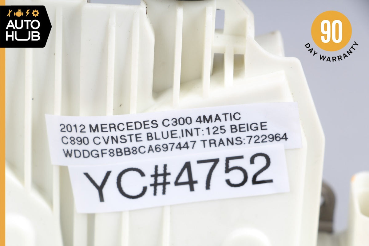 08-14 Mercedes W204 C300 C350 C250 Front Left Door Lock Latch Actuator OEM 75k - photo 10