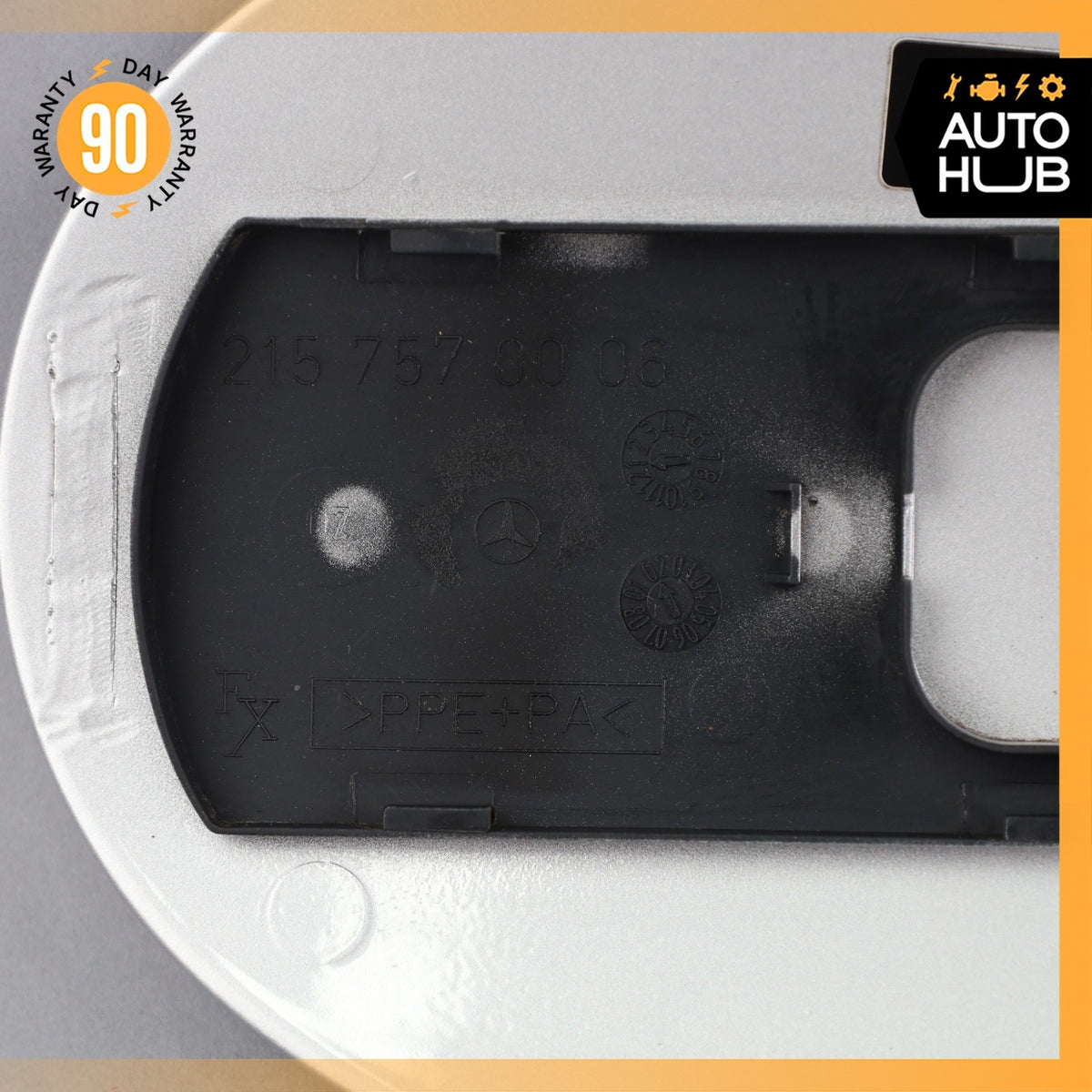00-06 Mercedes W215 CL500 CL600 Fuel Gas Tank Lid Door Cover 2157570006 OEM - photo 7