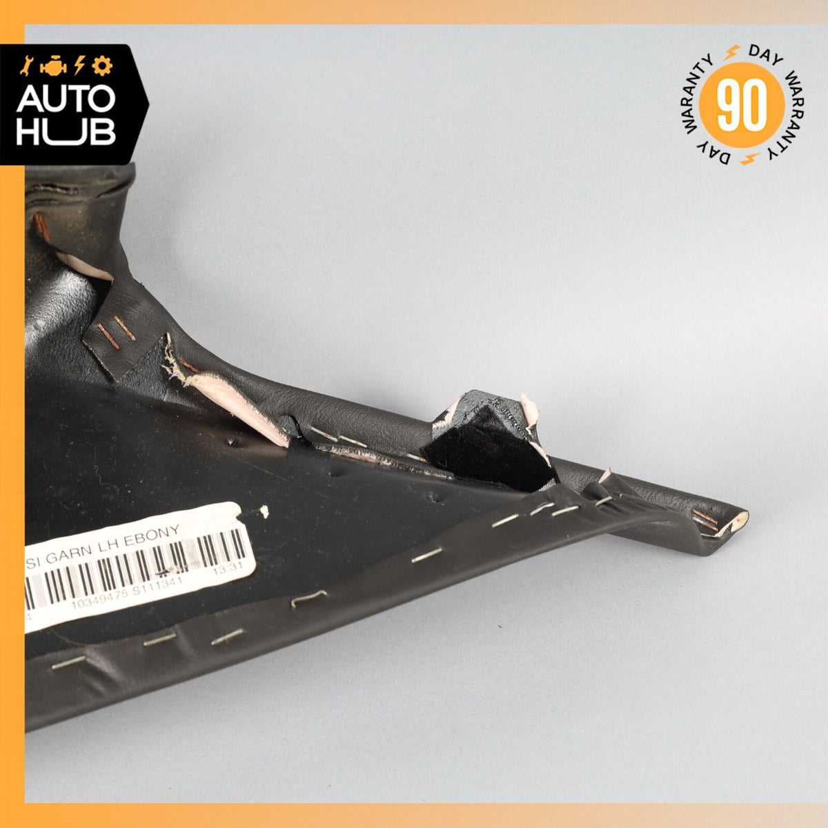 04-08 Cadillac XLR A Pillar Panel Trim Cover Left Driver Side Black 10349475 OEM - photo 10