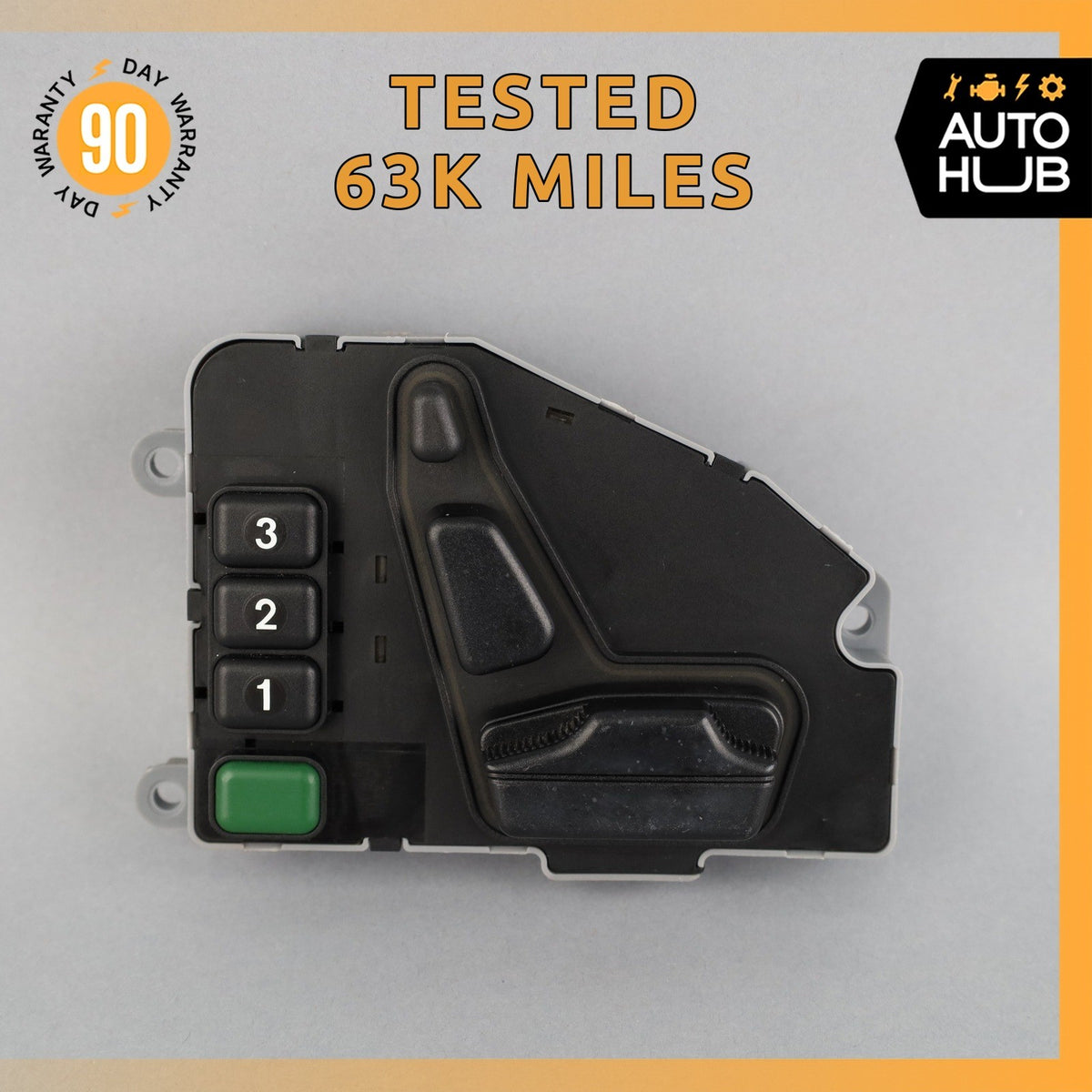 92-99 Mercedes W140 CL600 S500 Front Left Seat Control Adjustment Switch OEM 63k - photo 1