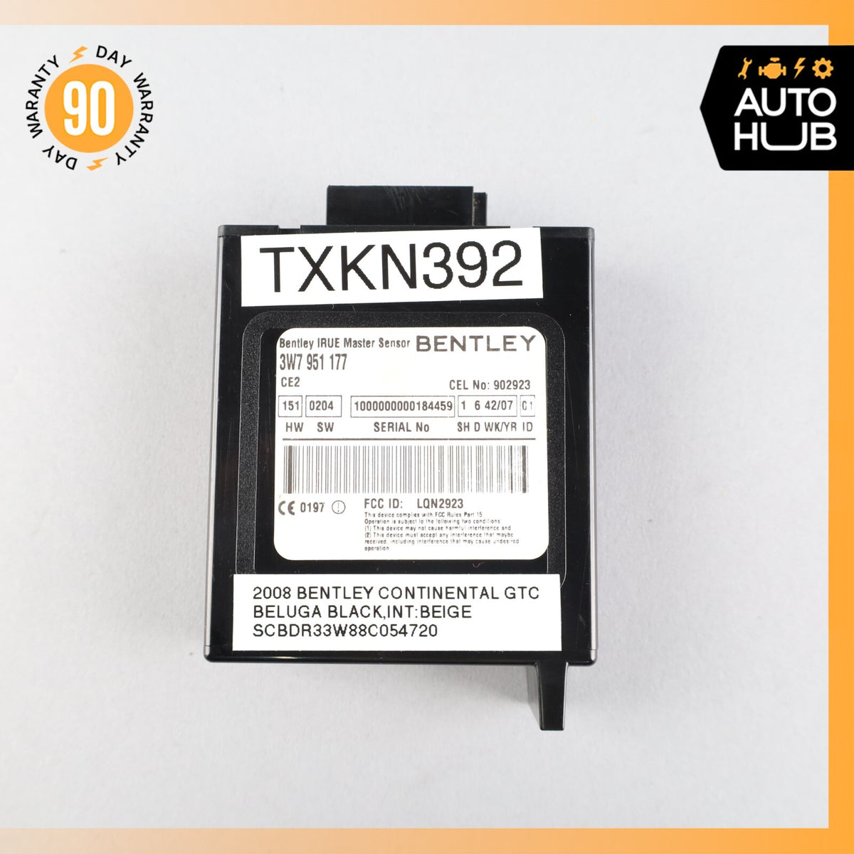 07-11 Bentley Continental GTC Anti Theft Alarm Movement Module OEM 63k - photo 1