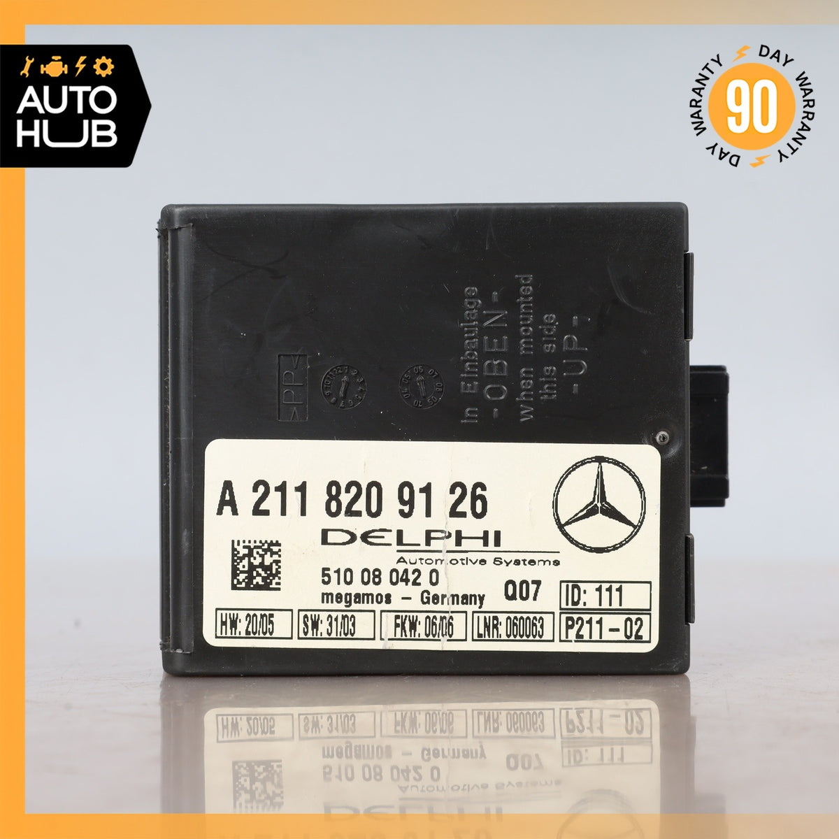 Mercedes W209 CLK350 S430 S55 AMG E320 Anti Theft Alarm Module 2118209126 OEM - photo 4