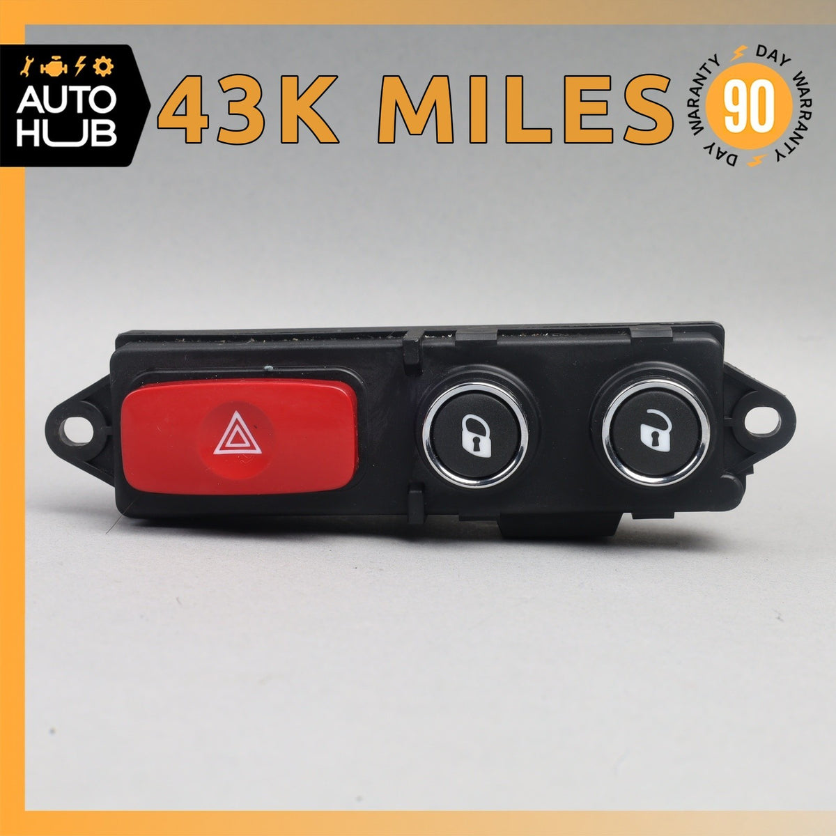 08-19 Maserati GranTurismo GranCabrio M145 Hazard Light Control Switch OEM - photo 1