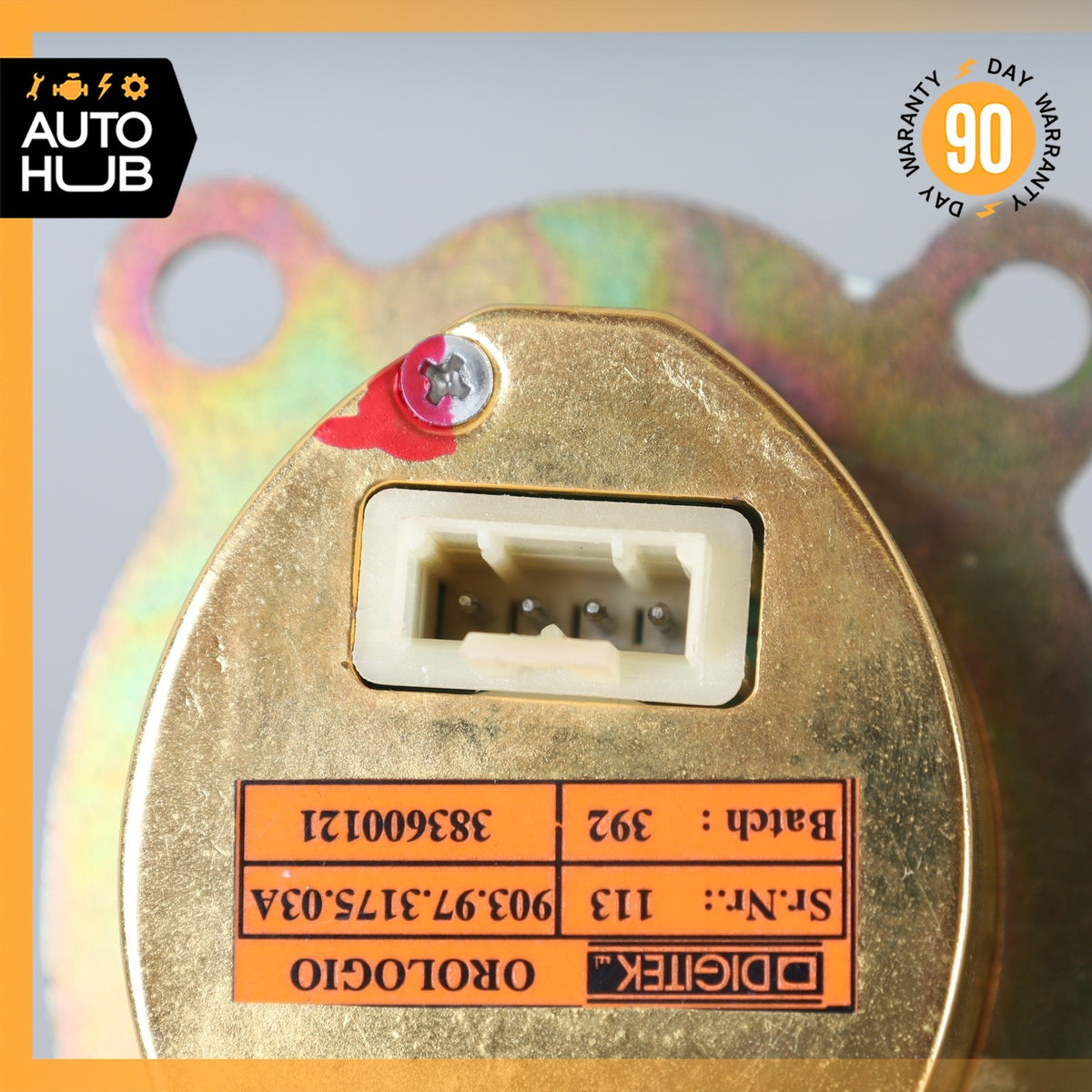 00-07 Maserati M138 4200 Coupe 3200 Center Dashboard Analog Gold Clock OEM 31k - photo 7