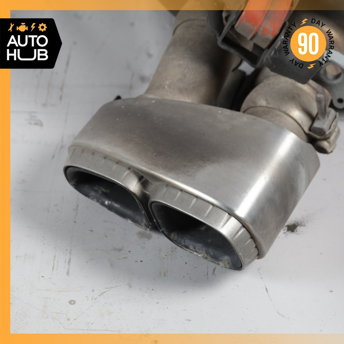 10-16 Porsche Panamera 970 Turbo Sport Exhaust Muffler Right & Left Set OEM 68k - photo 8